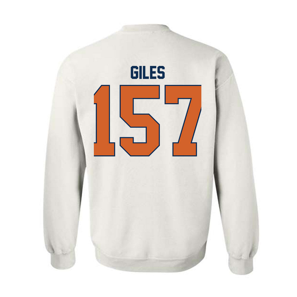 Wheaton IL - NCAA Wrestling : Deonta Giles - Classic Shersey Crewneck Sweatshirt-1