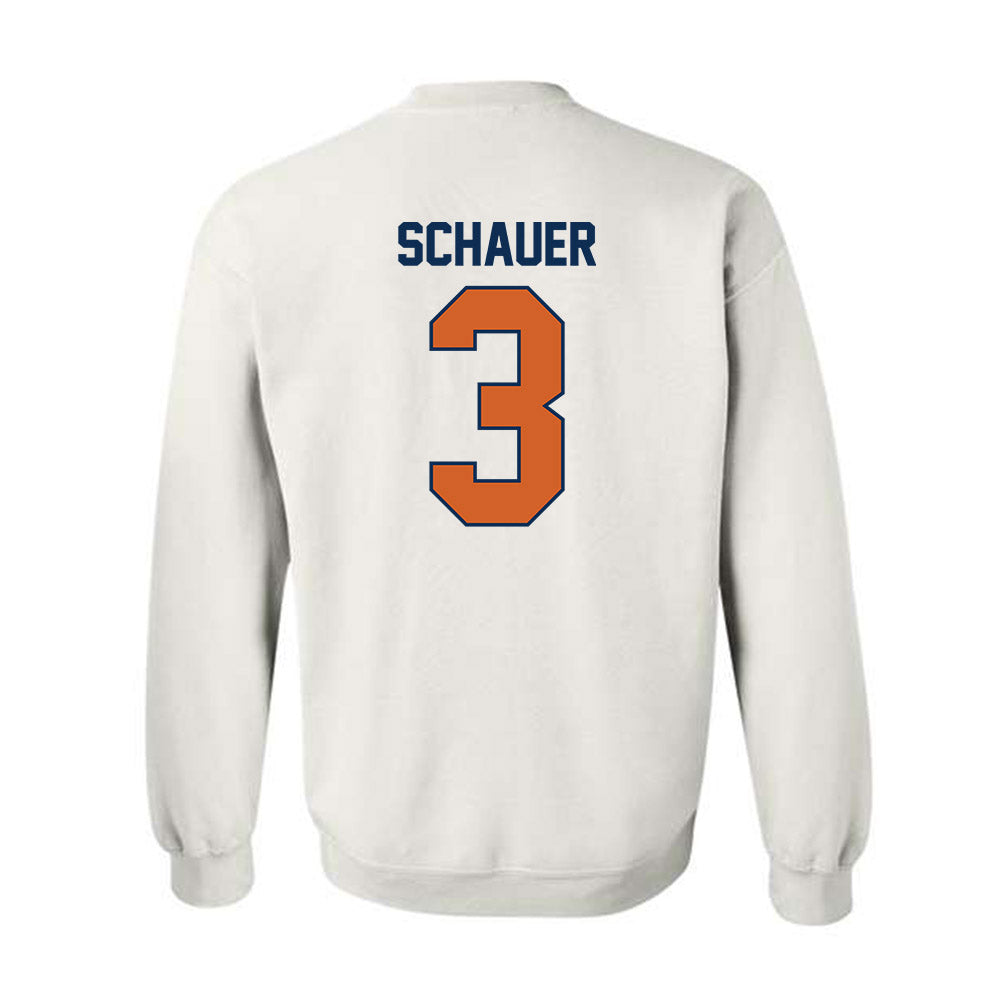 Wheaton IL - NCAA Baseball : Caleb Schauer - Classic Shersey Crewneck Sweatshirt-1
