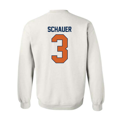 Wheaton IL - NCAA Baseball : Caleb Schauer - Classic Shersey Crewneck Sweatshirt-1