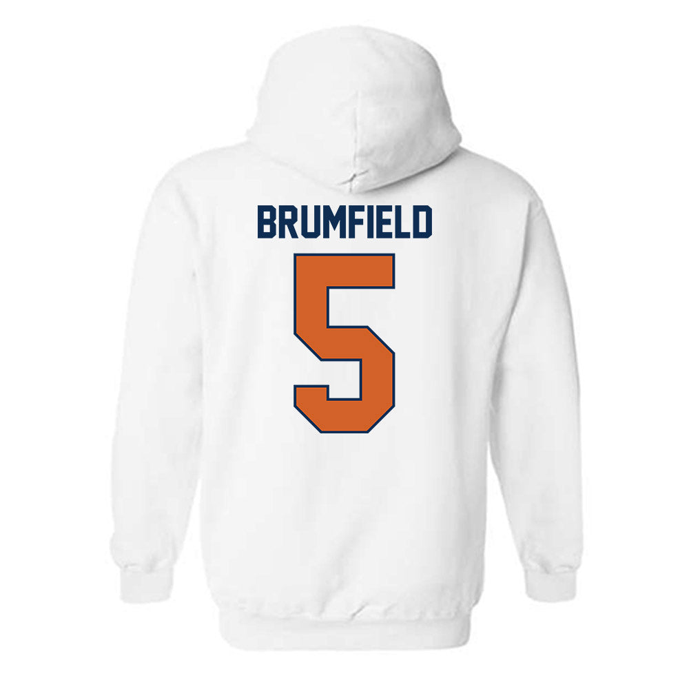 Wheaton IL - NCAA Men's Basketball : Noah Brumfield - Classic Shersey Hooded Sweatshirt-1