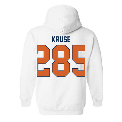 Wheaton IL - NCAA Wrestling : Joseph Kruse - Classic Shersey Hooded Sweatshirt-1