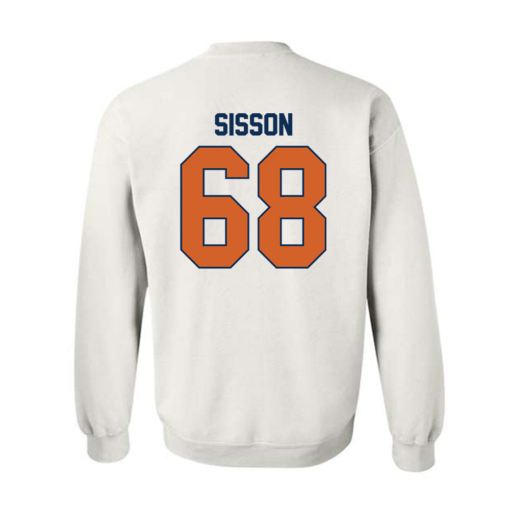 Wheaton IL - NCAA Football : Drew Sisson - Classic Shersey Crewneck Sweatshirt-1