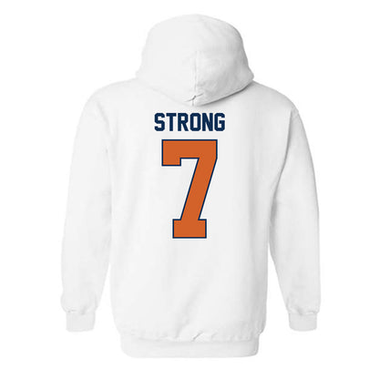 Wheaton IL - NCAA Women's Soccer : Calah Strong - Classic Shersey Hooded Sweatshirt-1