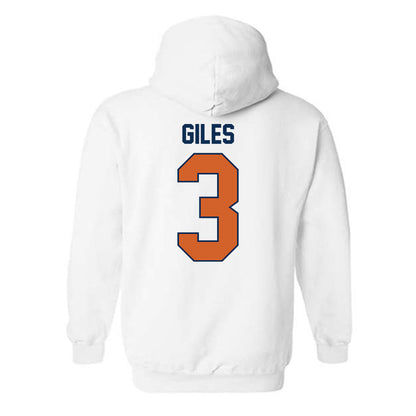 Wheaton IL - NCAA Softball : Bella Giles - Classic Shersey Hooded Sweatshirt-1