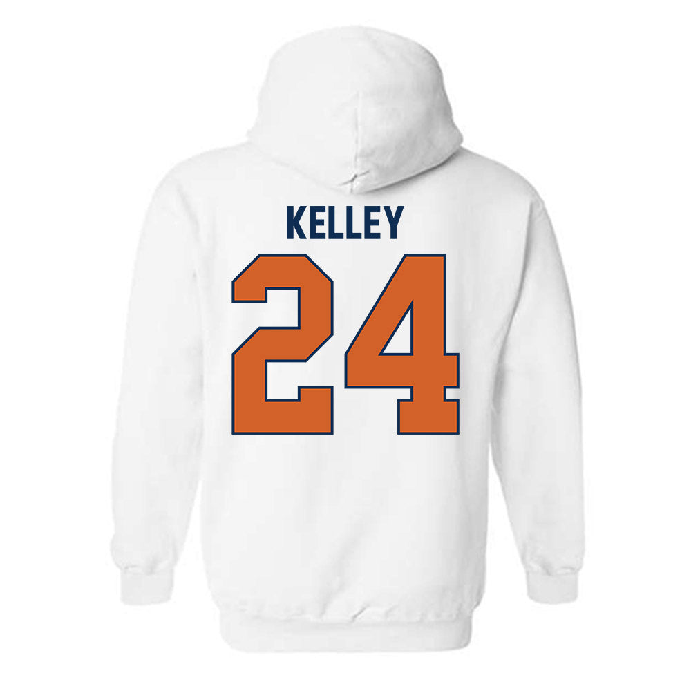 Wheaton IL - NCAA Baseball : Caleb Kelley - Classic Shersey Hooded Sweatshirt-1