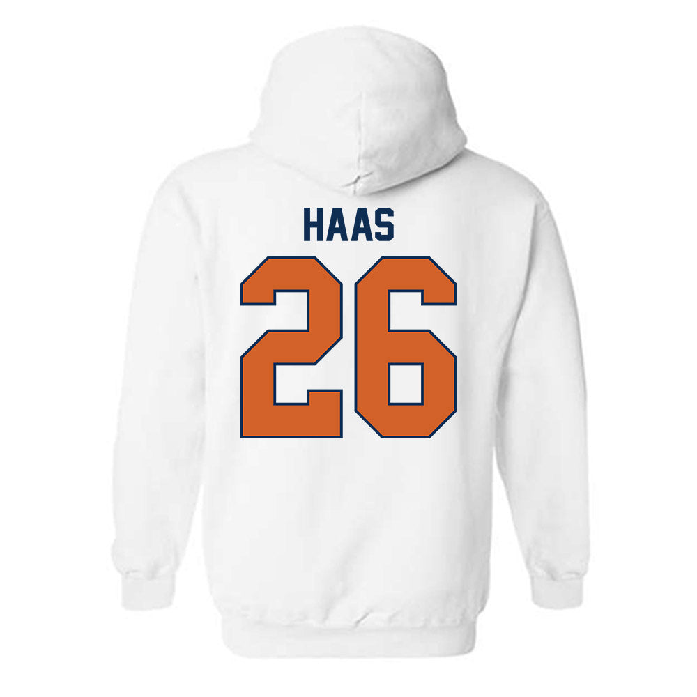 Wheaton IL - NCAA Football : Maison Haas - Classic Shersey Hooded Sweatshirt-1
