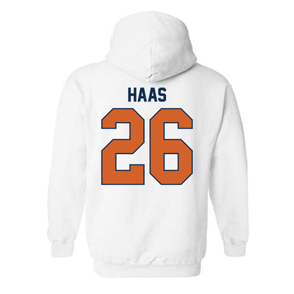 Wheaton IL - NCAA Football : Maison Haas - Classic Shersey Hooded Sweatshirt-1