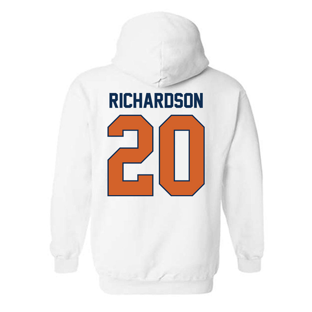 Wheaton IL - NCAA Men's Basketball : Soren Richardson - Classic Shersey Hooded Sweatshirt-1