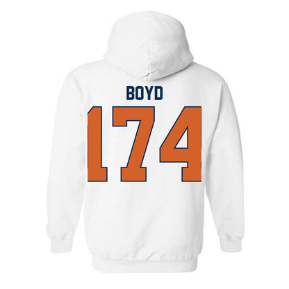 Wheaton IL - NCAA Wrestling : Garrett Boyd - Classic Shersey Hooded Sweatshirt-1