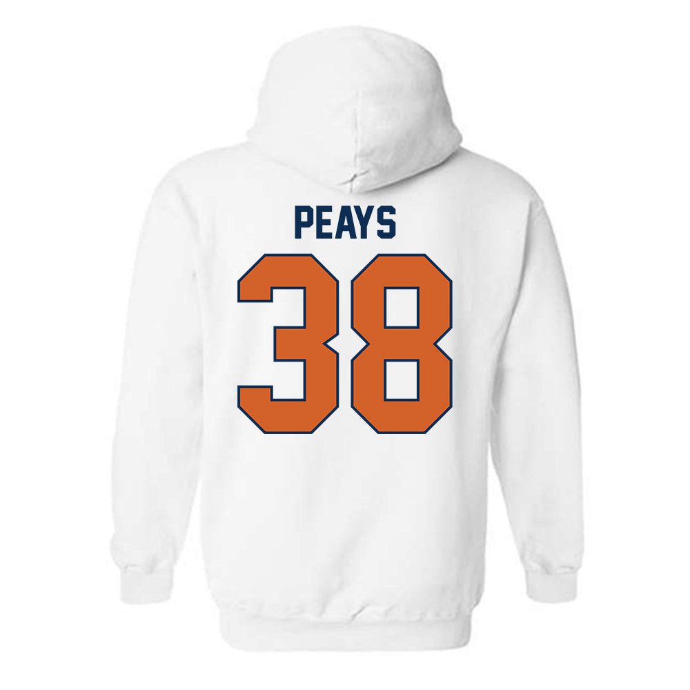 Wheaton IL - NCAA Football : Luke Peays - Classic Shersey Hooded Sweatshirt-1