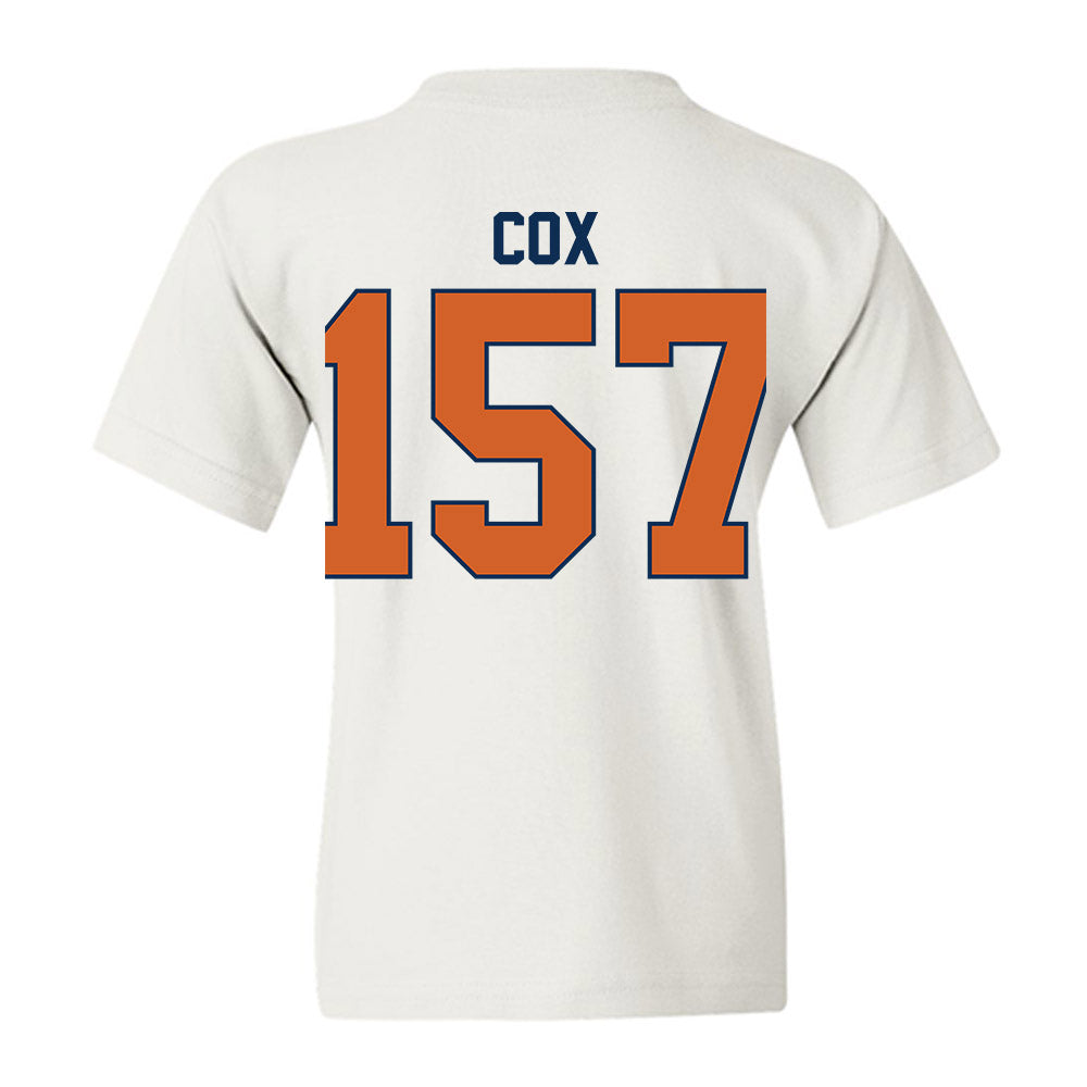 Wheaton IL - NCAA Wrestling : Caleb Cox - Classic Shersey Youth T-Shirt-1