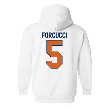 Wheaton IL - NCAA Football : Mark Forcucci - Classic Shersey Hooded Sweatshirt-1