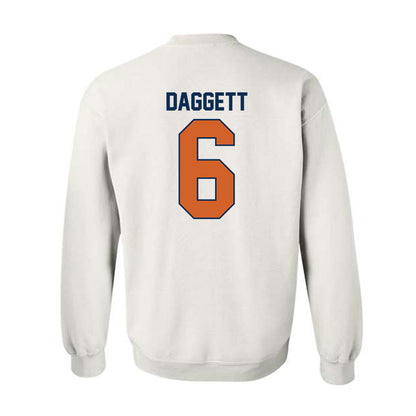 Wheaton IL - NCAA Baseball : Cole Daggett - Classic Shersey Crewneck Sweatshirt-1