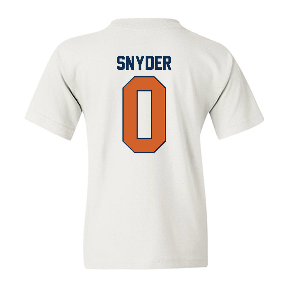 Wheaton IL - NCAA Baseball : Caleb Snyder - Classic Shersey Youth T-Shirt-1