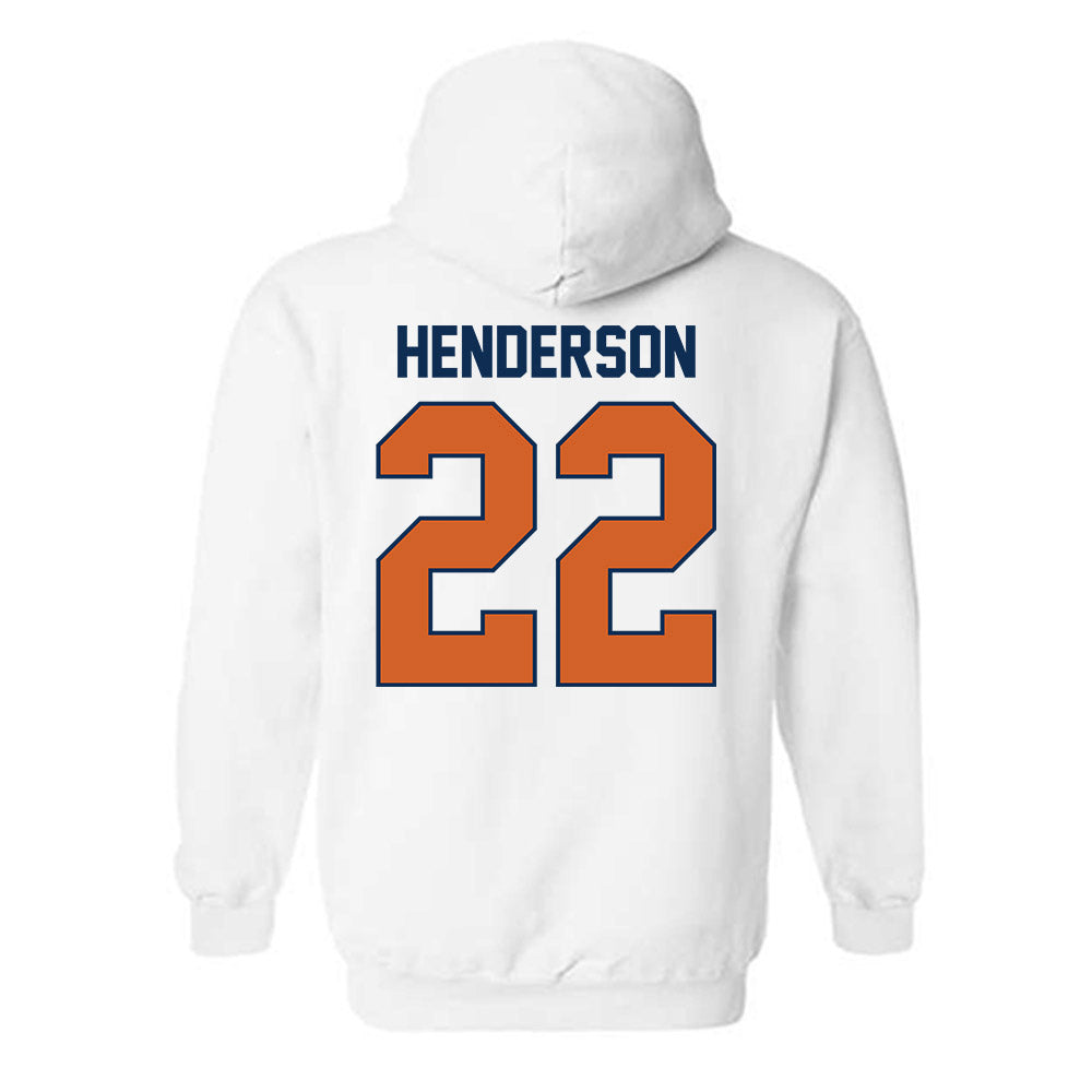 Wheaton IL - NCAA Baseball : Caleb Henderson - Classic Shersey Hooded Sweatshirt-1