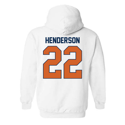 Wheaton IL - NCAA Baseball : Caleb Henderson - Classic Shersey Hooded Sweatshirt-1