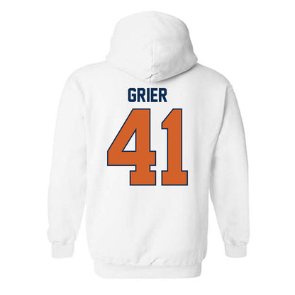 Wheaton IL - NCAA Baseball : Kyle Grier - Classic Shersey Hooded Sweatshirt-1