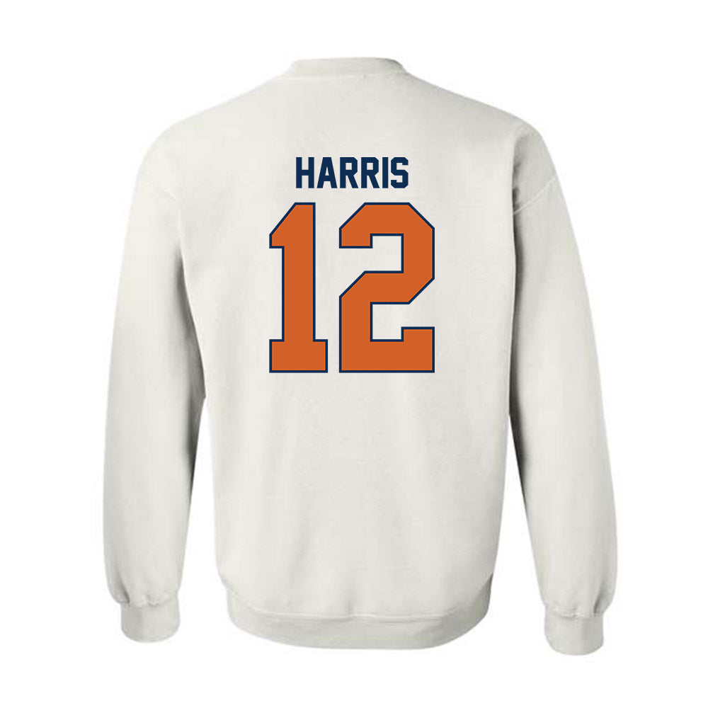 Wheaton IL - NCAA Football : Zeke Harris - Classic Shersey Crewneck Sweatshirt-1