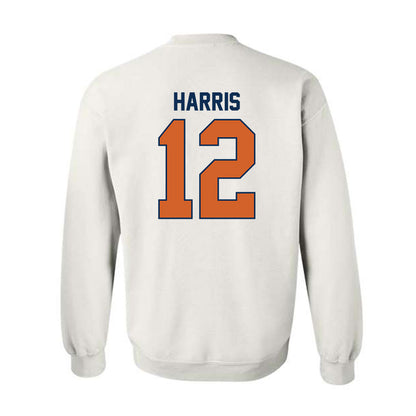 Wheaton IL - NCAA Football : Zeke Harris - Classic Shersey Crewneck Sweatshirt-1