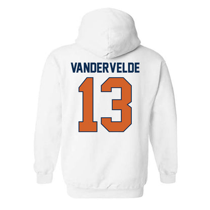 Wheaton IL - NCAA Women's Soccer : Annika Vandervelde - Classic Shersey Hooded Sweatshirt-1