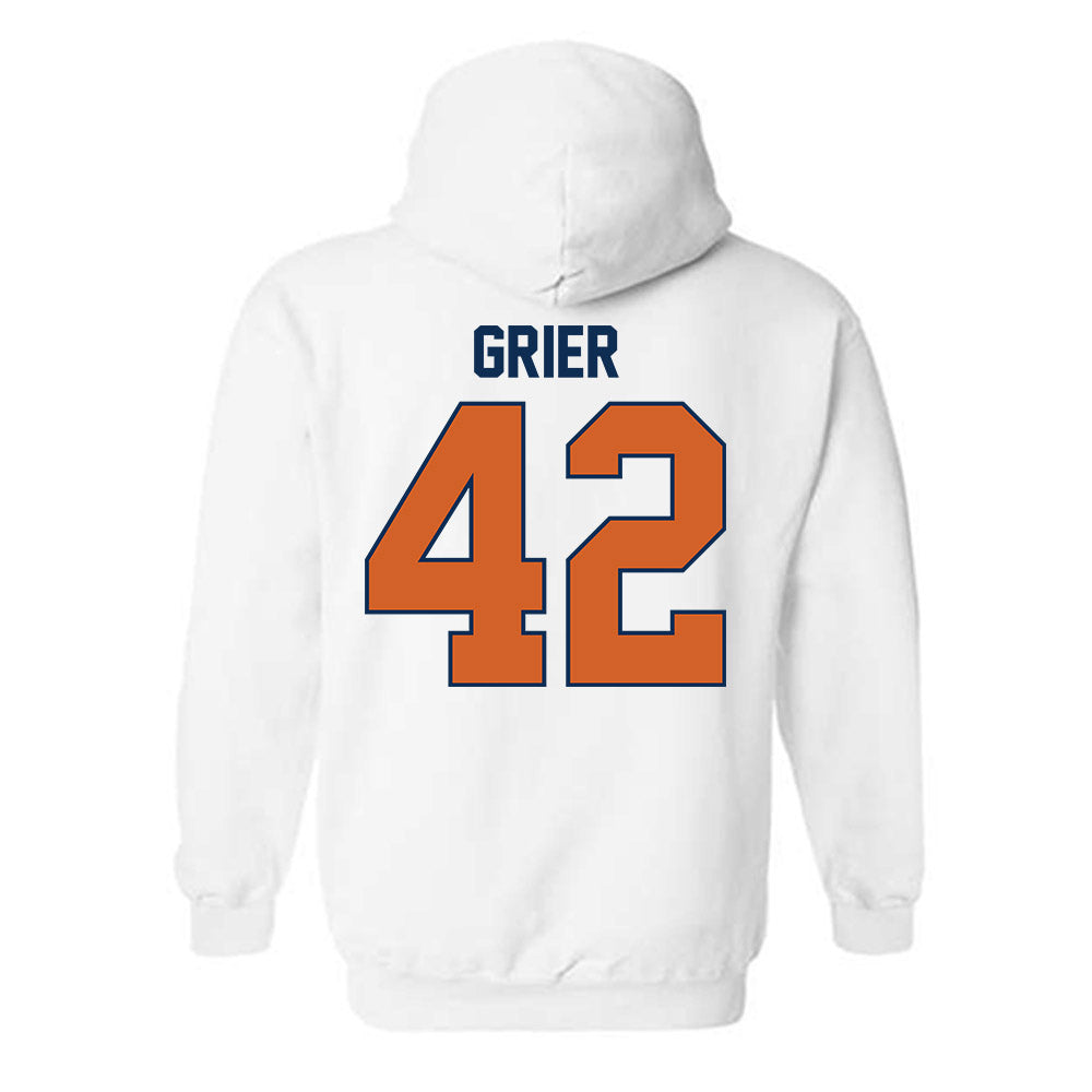 Wheaton IL - NCAA Men's Basketball : Kyle Grier - Classic Shersey Hooded Sweatshirt-1
