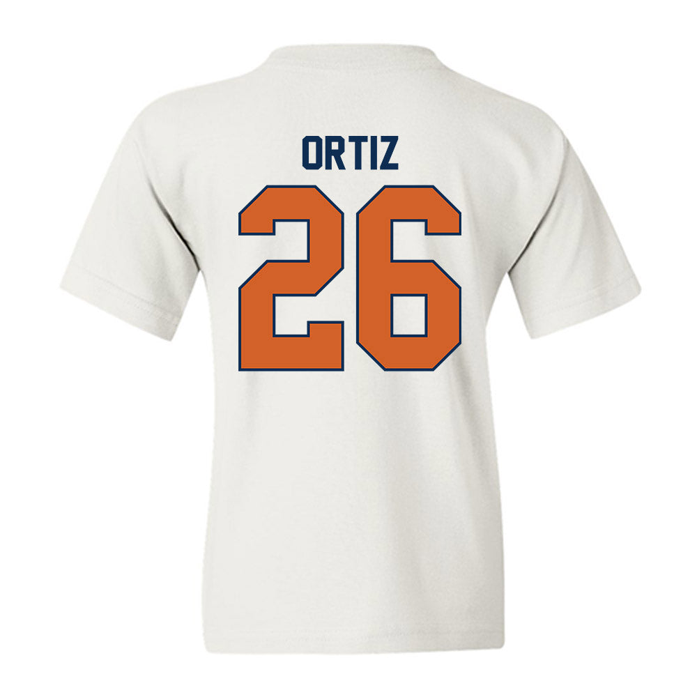 Wheaton IL - NCAA Baseball : Joshua Ortiz - Classic Shersey Youth T-Shirt-1