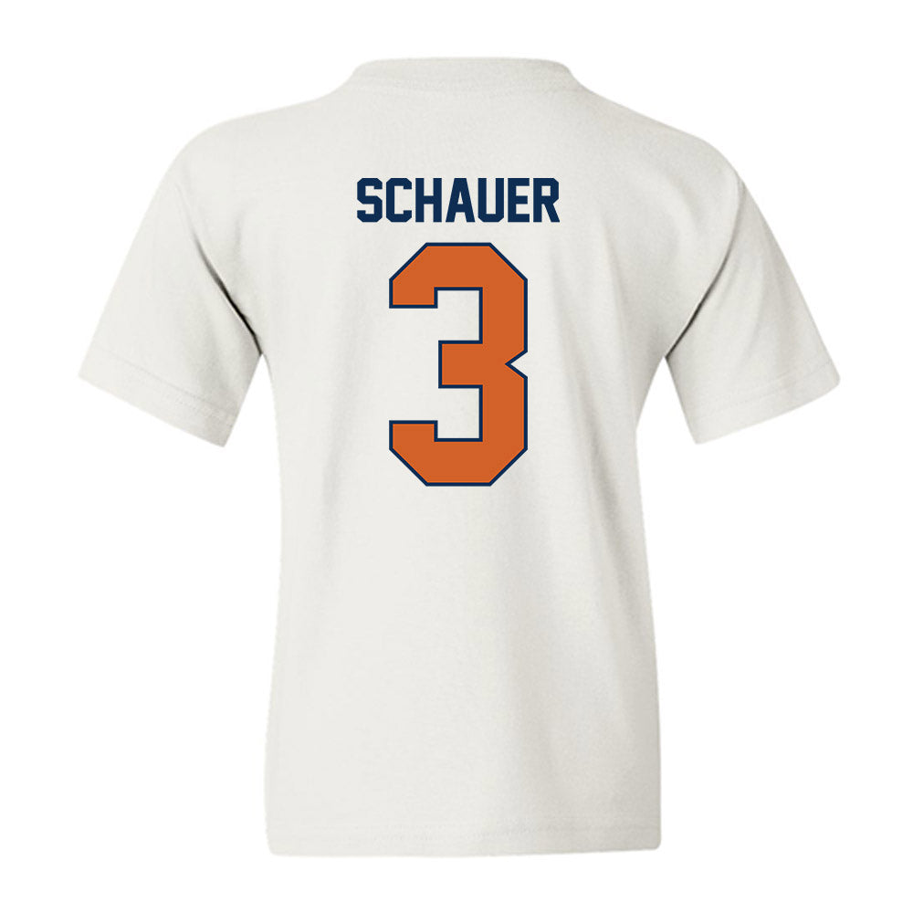 Wheaton IL - NCAA Baseball : Caleb Schauer - Classic Shersey Youth T-Shirt-1