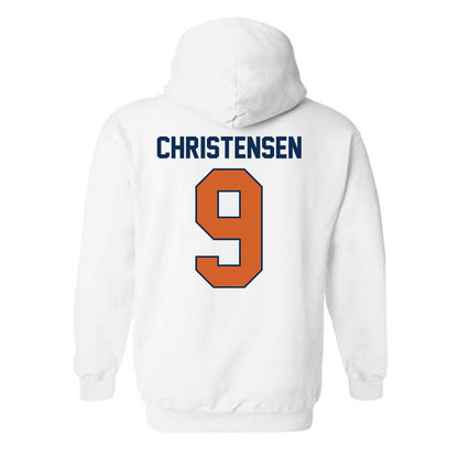 Wheaton IL - NCAA Football : Kirby Christensen - Classic Shersey Hooded Sweatshirt-1