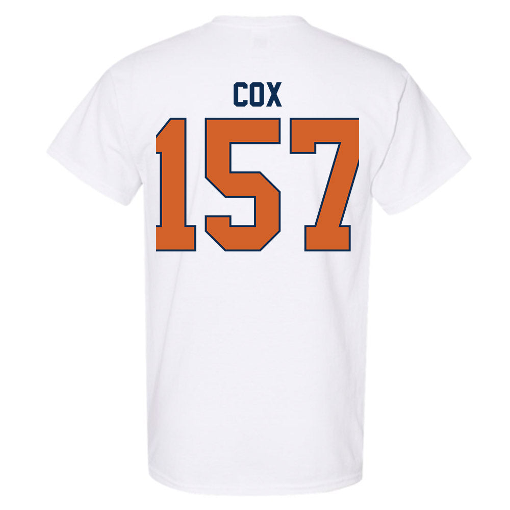 Wheaton IL - NCAA Wrestling : Caleb Cox - Classic Shersey T-Shirt-1