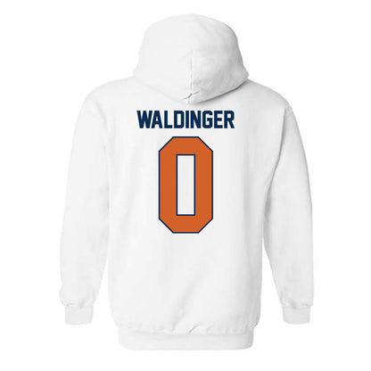 Wheaton IL - NCAA Football : Jake Waldinger - Classic Shersey Hooded Sweatshirt-1