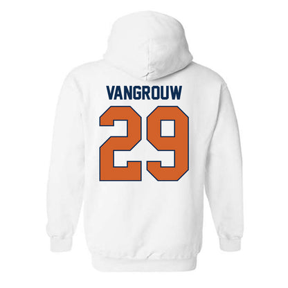 Wheaton IL - NCAA Baseball : Sara VanGrouw - Classic Shersey Hooded Sweatshirt-1