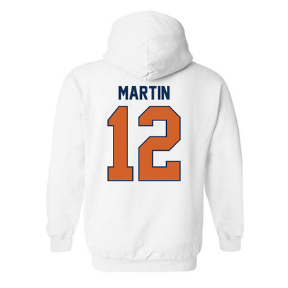 Wheaton IL - NCAA Men's Basketball : Devin Martin - Classic Shersey Hooded Sweatshirt-1