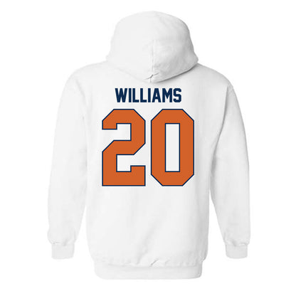Wheaton IL - NCAA Football : Malachi Williams - Classic Shersey Hooded Sweatshirt-1