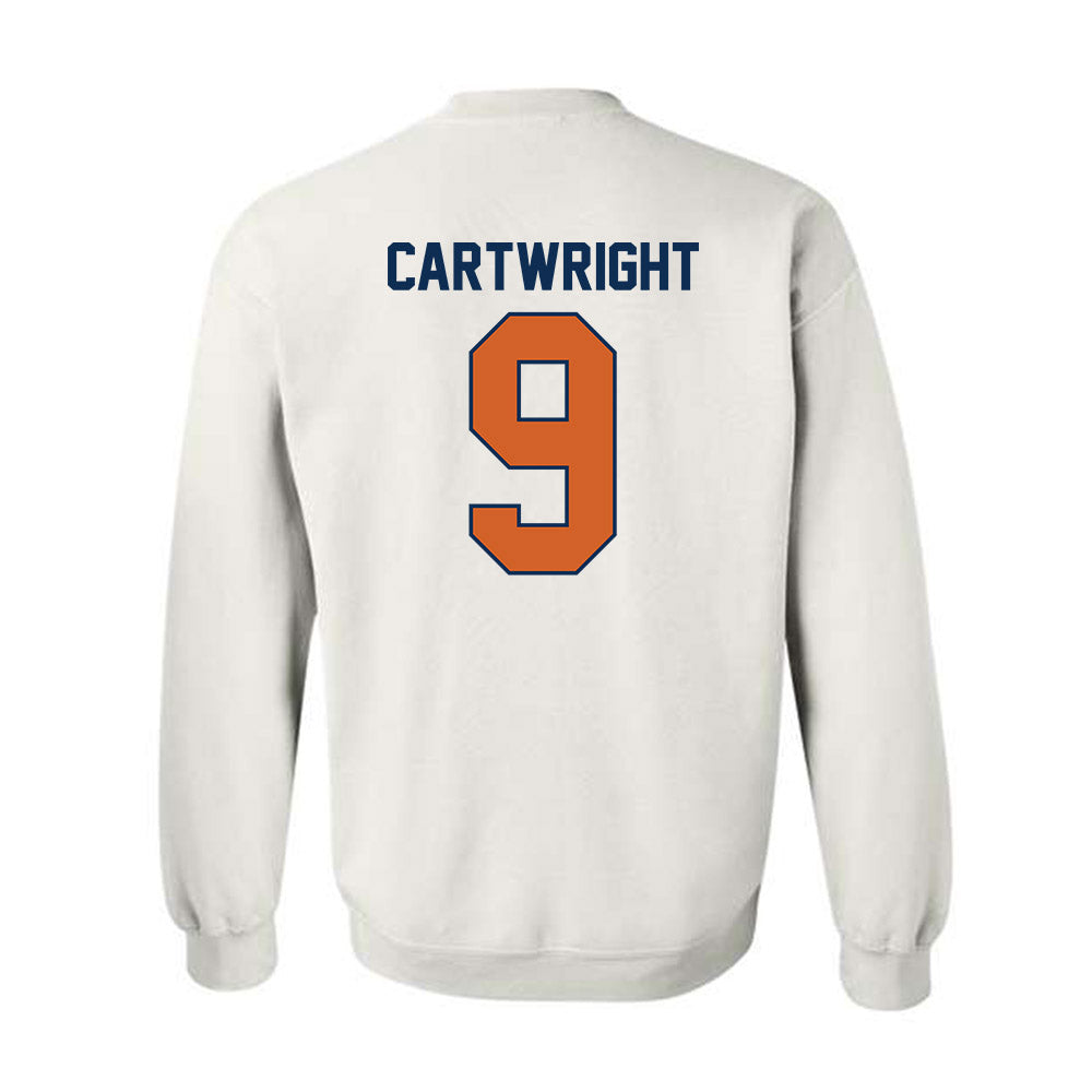 Wheaton IL - NCAA Baseball : Ryan Cartwright - Classic Shersey Crewneck Sweatshirt-1