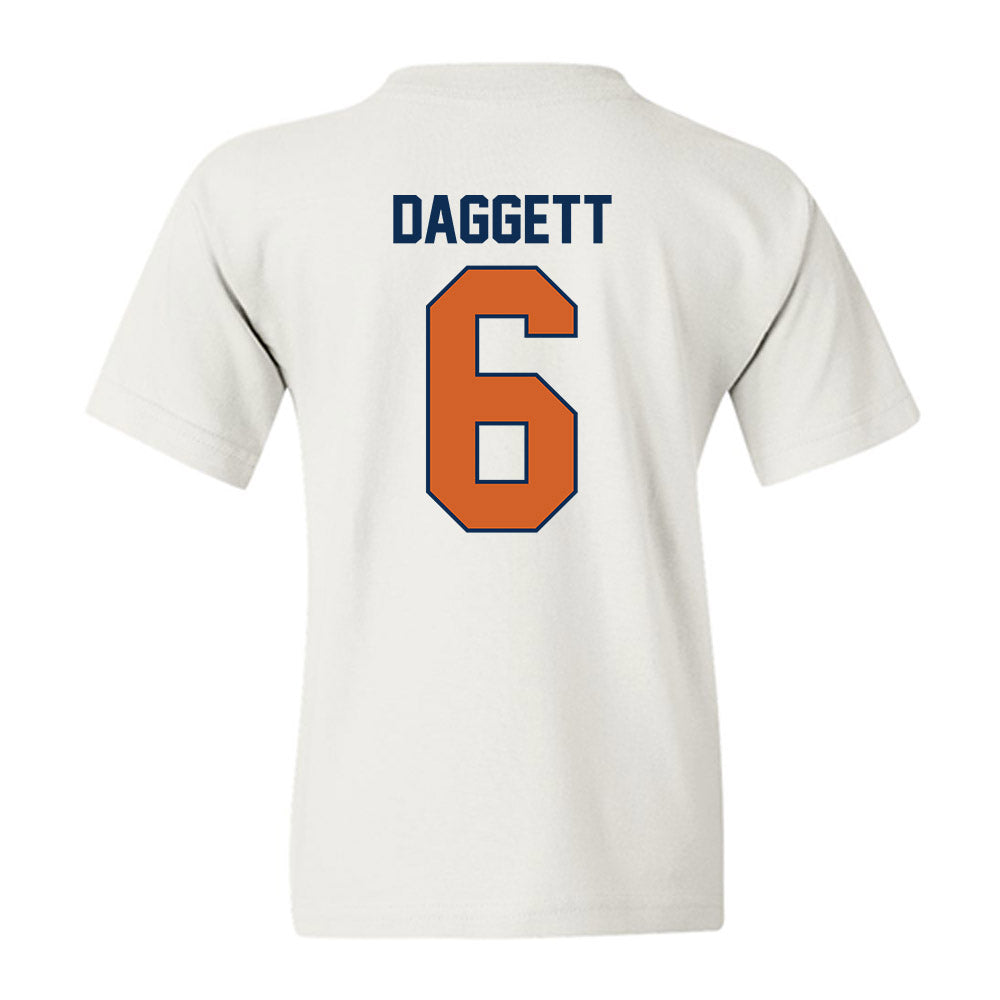 Wheaton IL - NCAA Baseball : Cole Daggett - Classic Shersey Youth T-Shirt-1