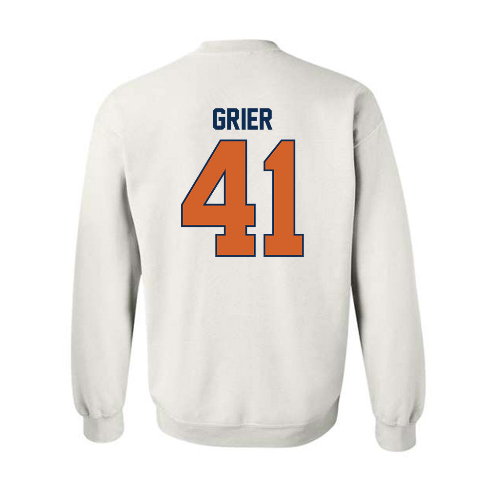 Wheaton IL - NCAA Baseball : Kyle Grier - Classic Shersey Crewneck Sweatshirt-1