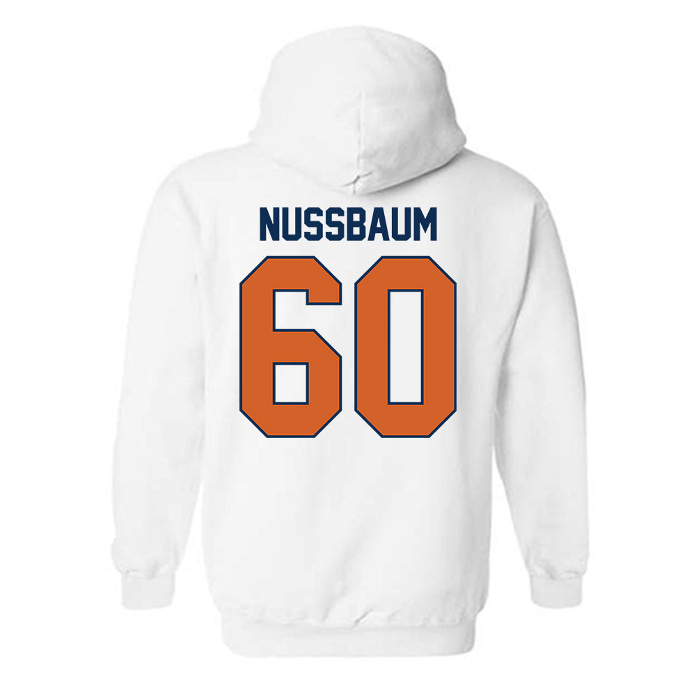 Wheaton IL - NCAA Football : David Nussbaum - Classic Shersey Hooded Sweatshirt-1
