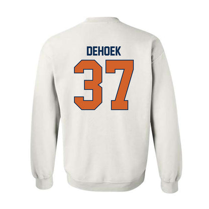 Wheaton IL - NCAA Baseball : Parker DeHoek - Classic Shersey Crewneck Sweatshirt-1