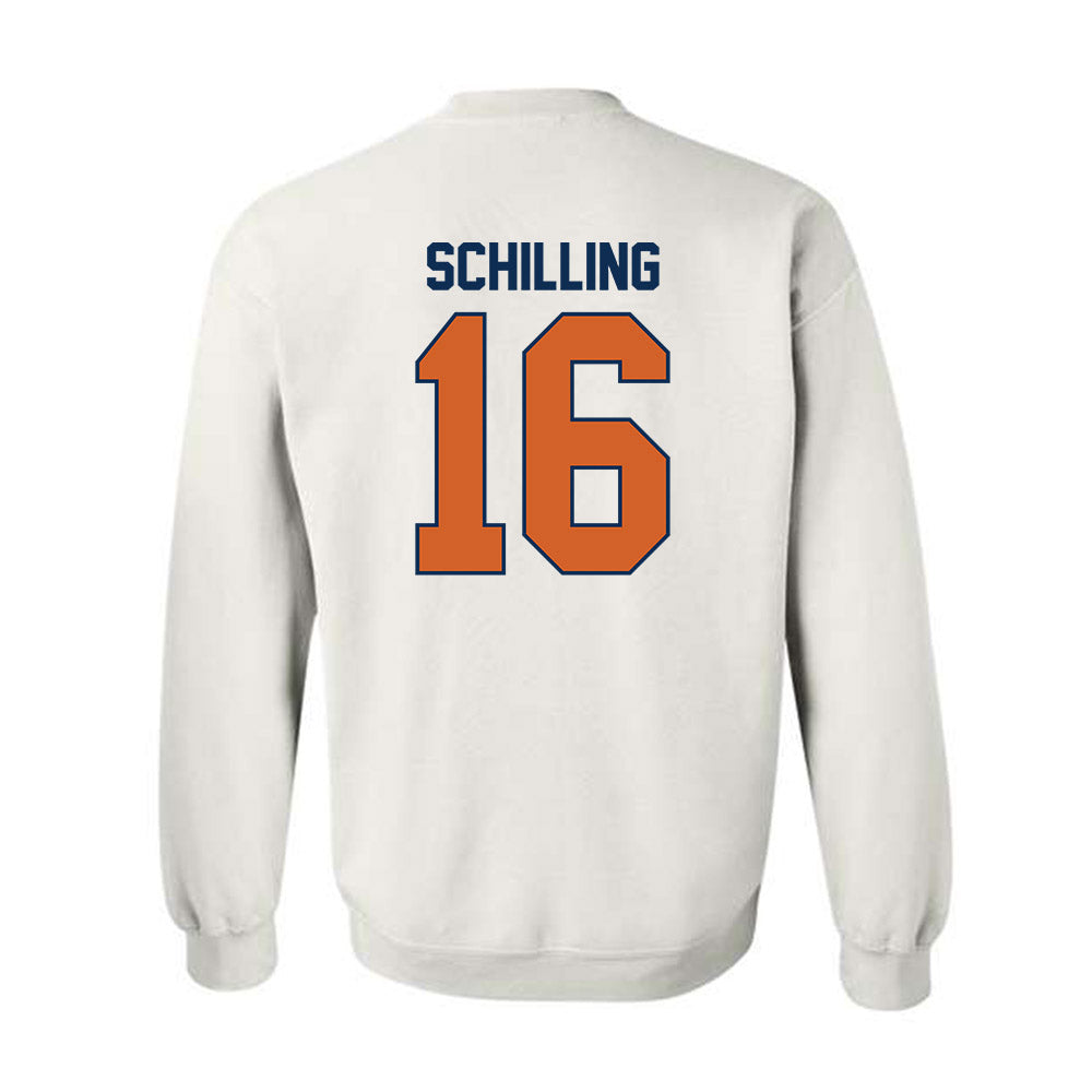 Wheaton IL - NCAA Football : Rich Schilling - Classic Shersey Crewneck Sweatshirt-1