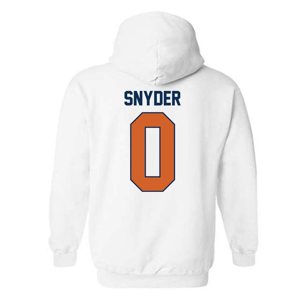 Wheaton IL - NCAA Baseball : Caleb Snyder - Classic Shersey Hooded Sweatshirt-1