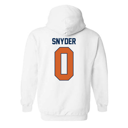 Wheaton IL - NCAA Baseball : Caleb Snyder - Classic Shersey Hooded Sweatshirt-1