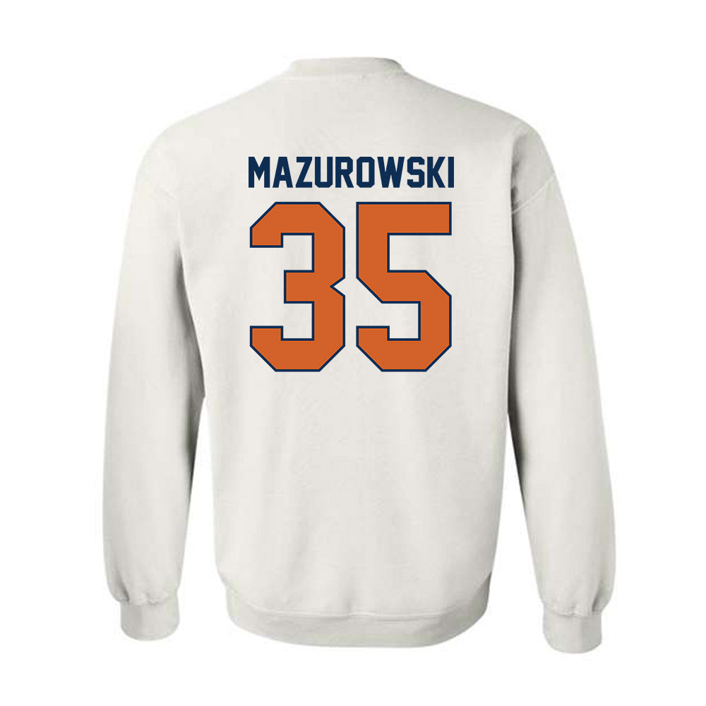 Wheaton IL - NCAA Baseball : Jack Mazurowski - Classic Shersey Crewneck Sweatshirt-1