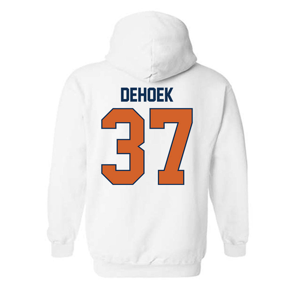 Wheaton IL - NCAA Baseball : Parker DeHoek - Classic Shersey Hooded Sweatshirt-1