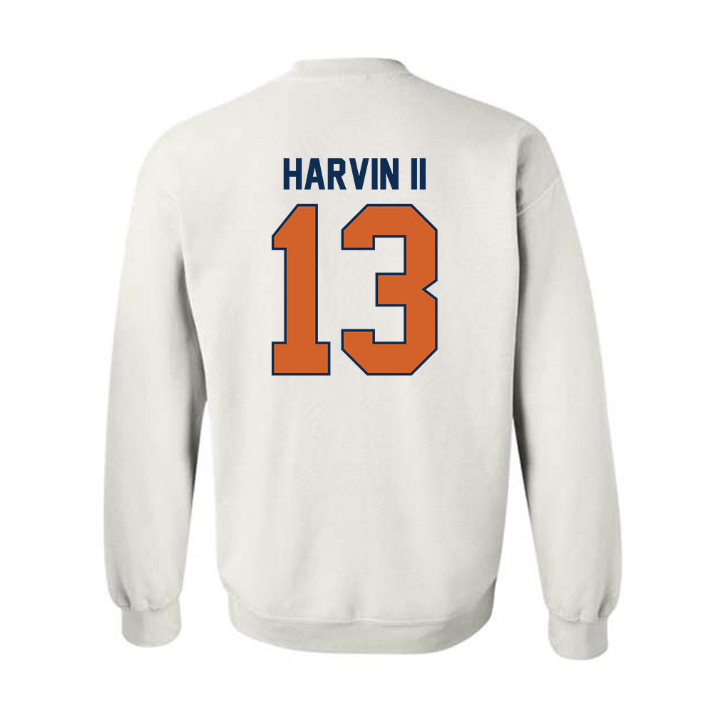 Wheaton IL - NCAA Football : David Harvin II - Classic Shersey Crewneck Sweatshirt-1