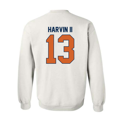 Wheaton IL - NCAA Football : David Harvin II - Classic Shersey Crewneck Sweatshirt-1