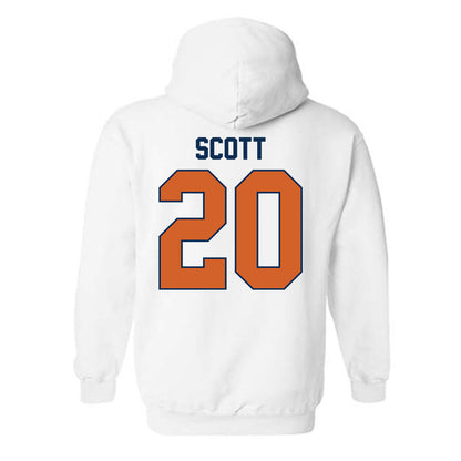 Wheaton IL - NCAA Baseball : James Scott - Classic Shersey Hooded Sweatshirt-1