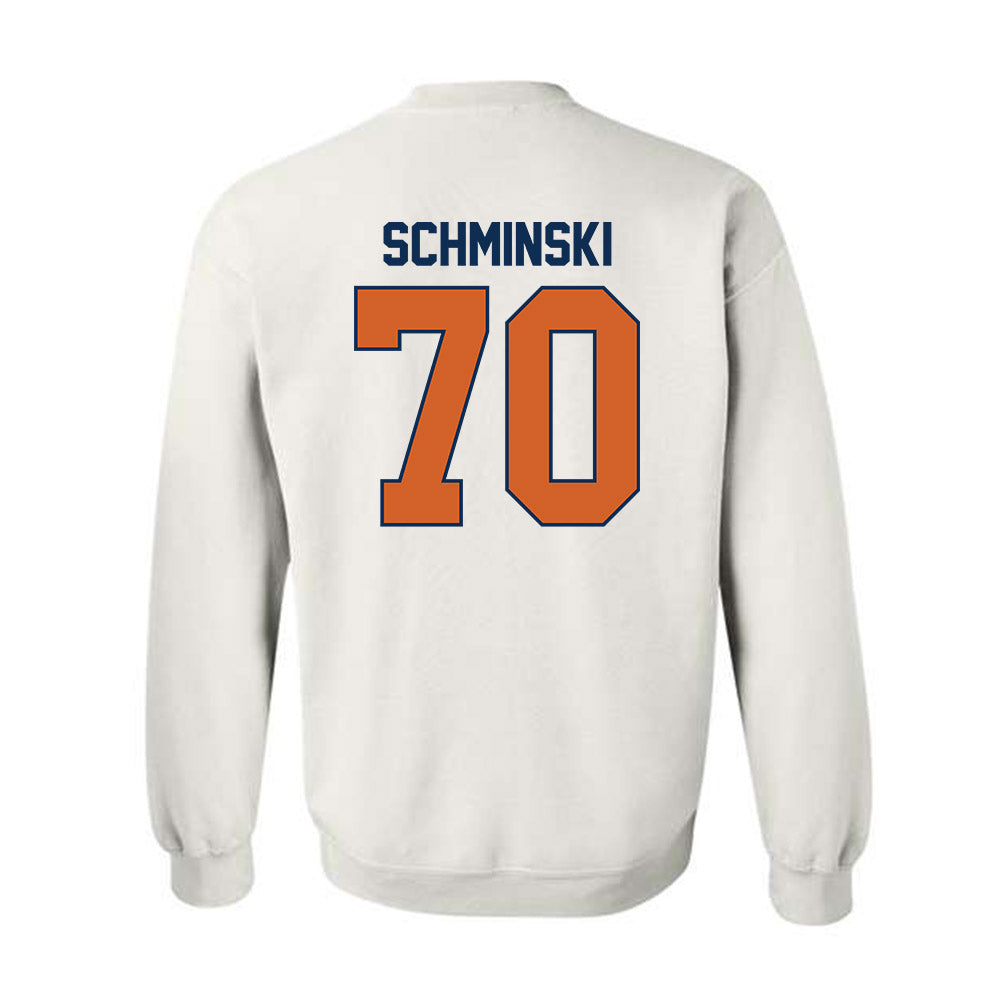 Wheaton IL - NCAA Football : Cole Schminski - Classic Shersey Crewneck Sweatshirt-1