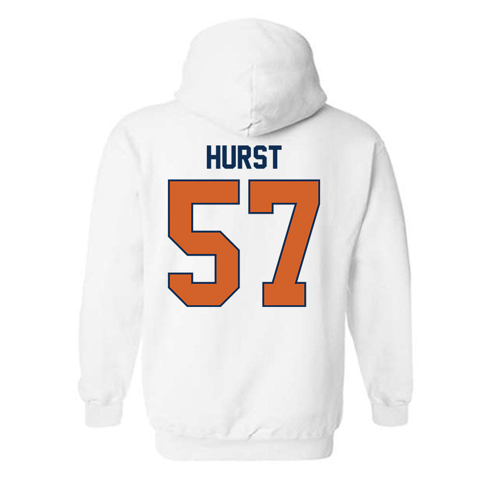 Wheaton IL - NCAA Football : Jonathan Hurst - Classic Shersey Hooded Sweatshirt-1