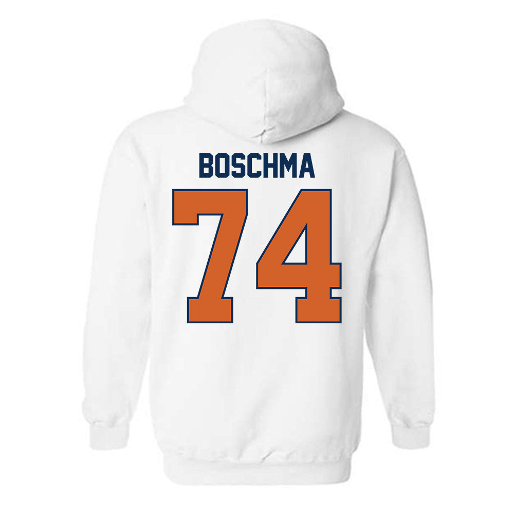 Wheaton IL - NCAA Football : Nick Boschma - Classic Shersey Hooded Sweatshirt-1