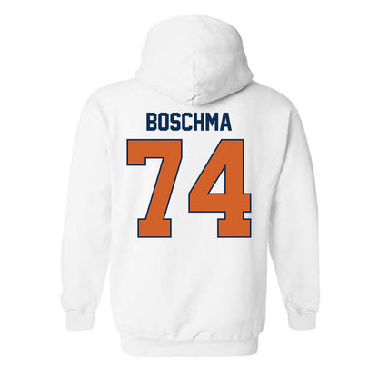 Wheaton IL - NCAA Football : Nick Boschma - Classic Shersey Hooded Sweatshirt-1